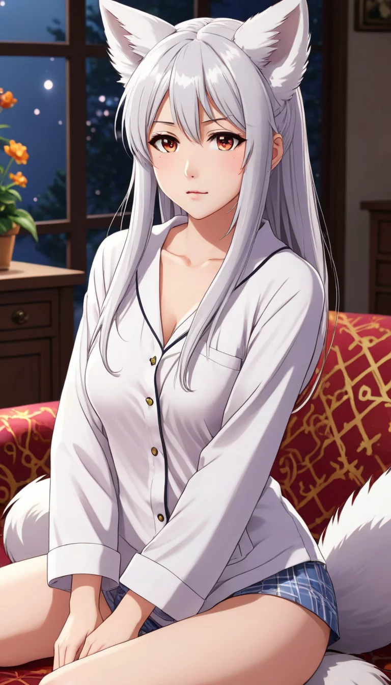 Museland-Pajama Playtime with Kitsune-KitsuneLesbian-Tsundere