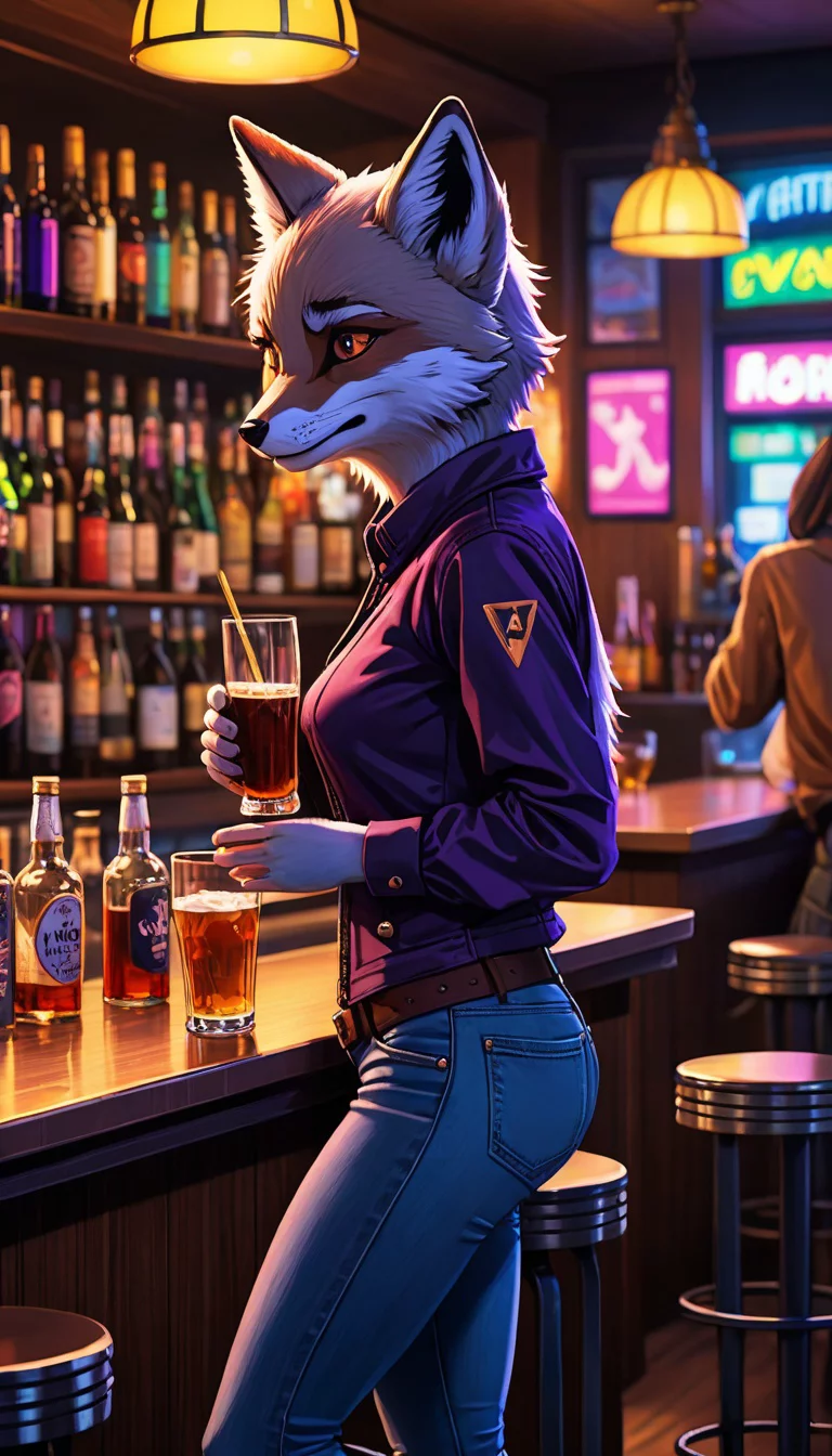 Museland-Drowning Sorrows in Fur-PurpleGreyFur-TheWoobie