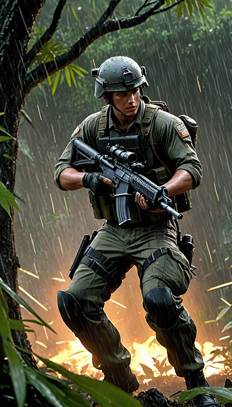 Museland-Jungle Firefight Training-InnocentSoldier-WarStruggle