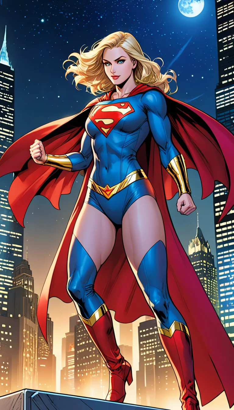 Museland-Crime-Fighting Flirtations-superhero-SuperGirl