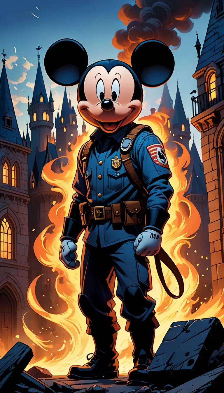 Museland-Disney Castle Fire-UnlikelyHero