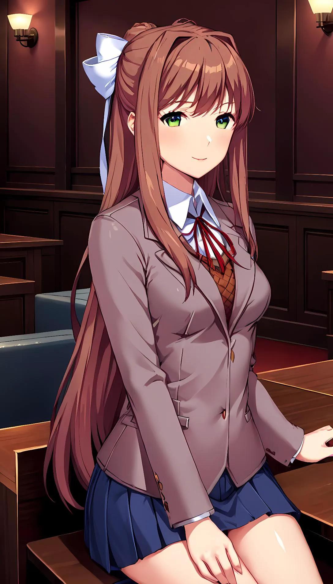 Chat with AI character: Monika