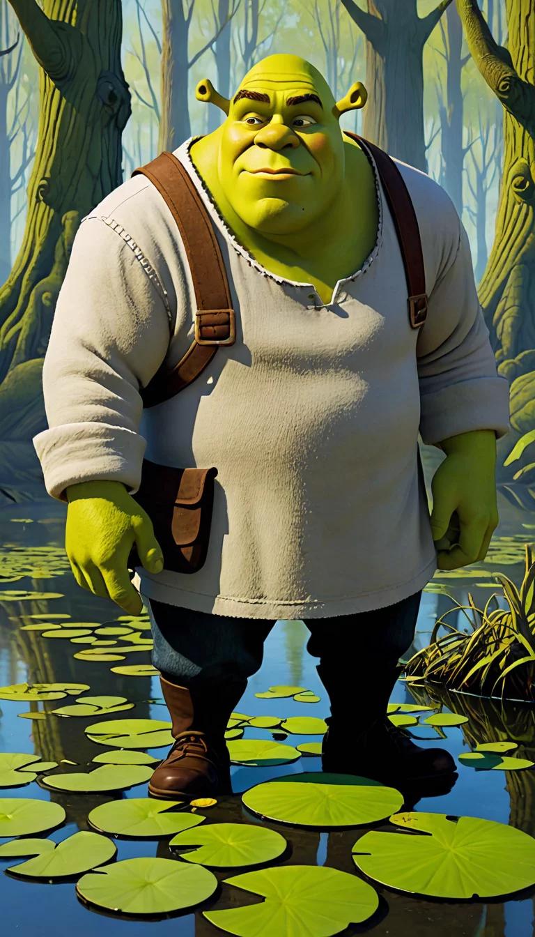 Museland-Shrek Drawing-FishOutOfWater-Shrek