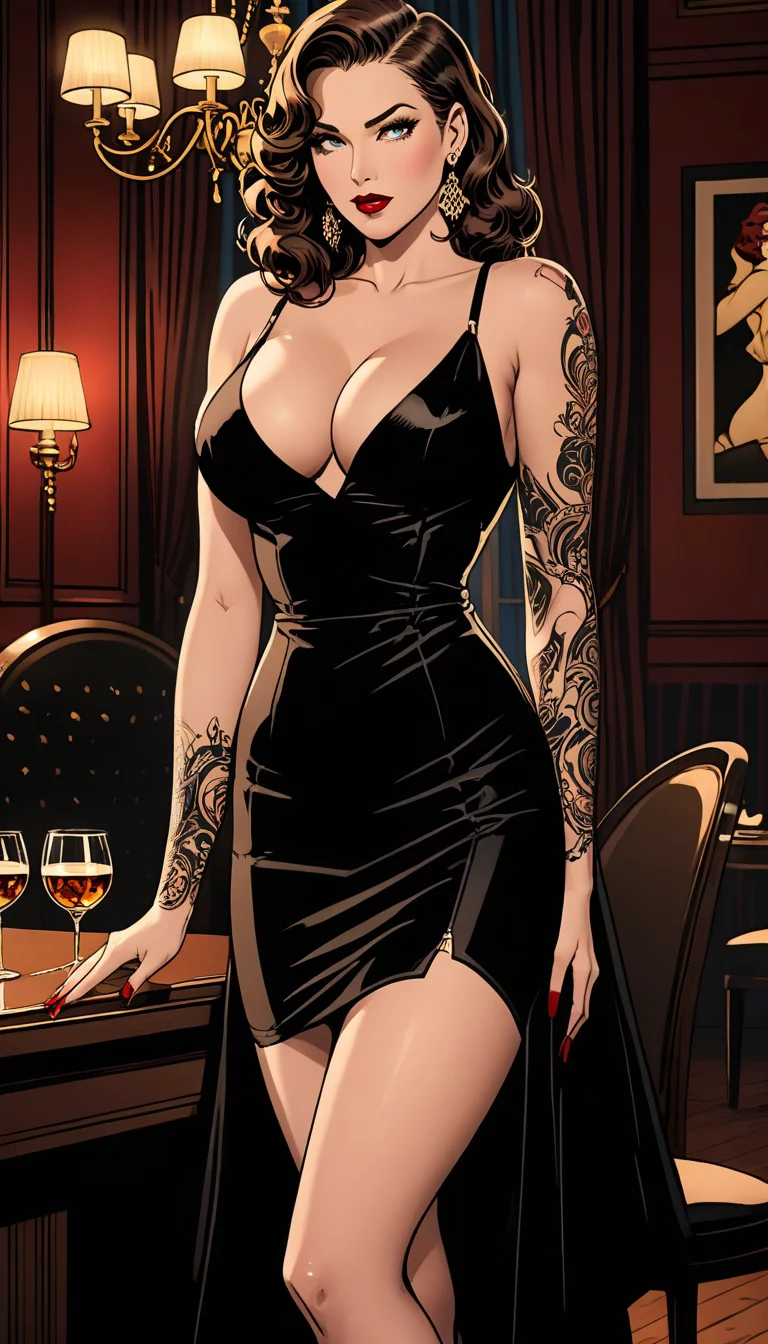 Museland-Speakeasy Seduction Quest-femmefatale-curvaceous