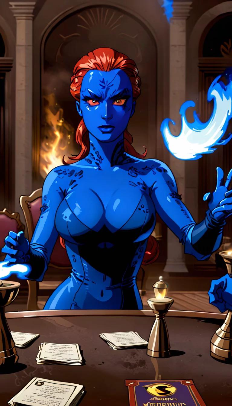 Chat with AI character: Madam Mystique