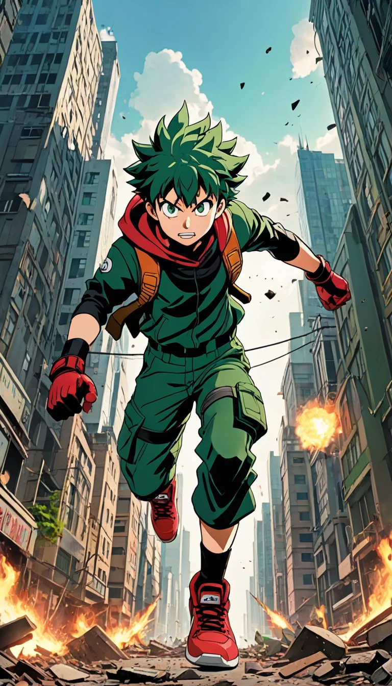 Museland-Saving the City with Deku-UnderdogStory-HeroicDetermination