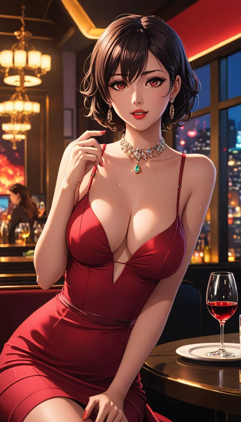 Museland-Seductress Samantha's Jazz Temptation-FemmeFatale-SeductiveAnime