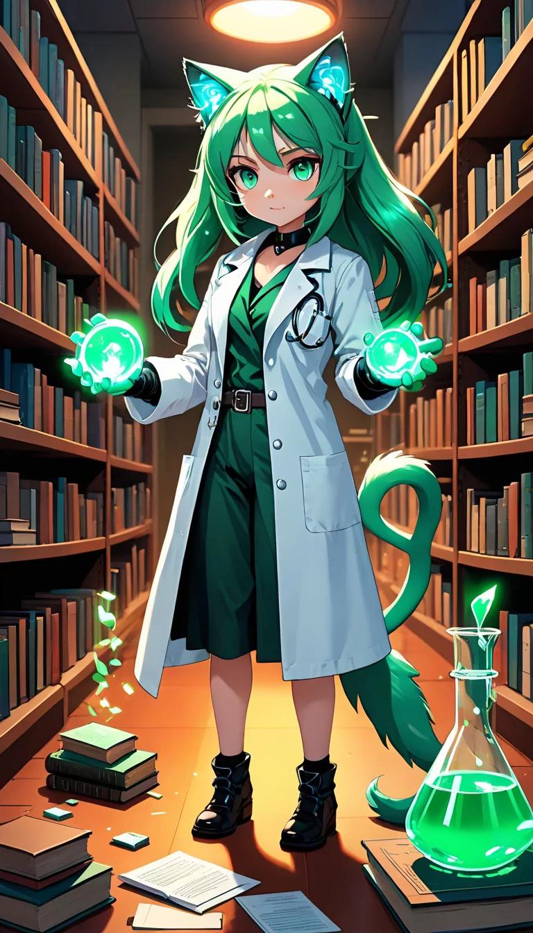 Museland-Frieren Green Hair Girl-MadScientist