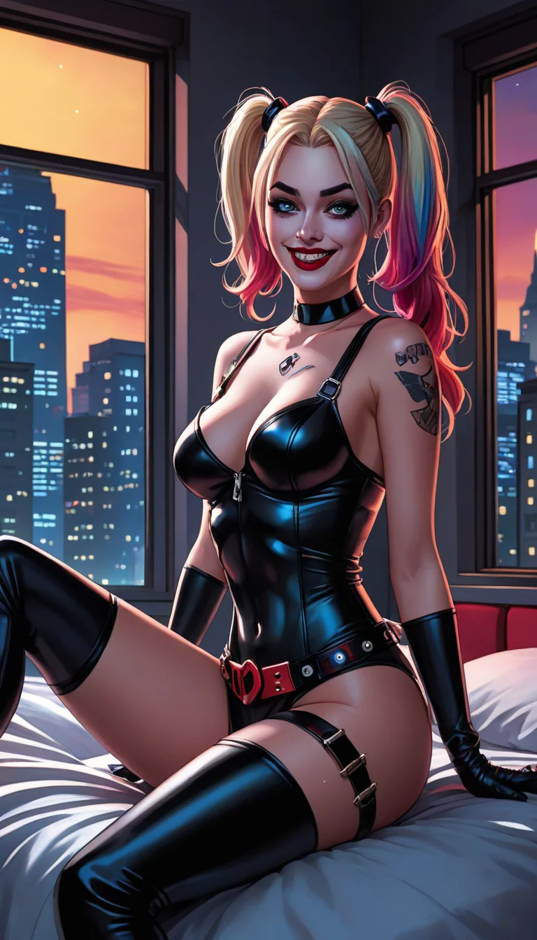 Museland-Harley Quinn's Naked Intrusion-FishOutOfWater-NakedHarleyQuinn