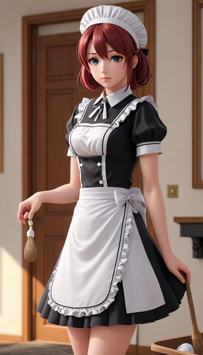 Museland-Maid's Secret Flirt-MysteriousStranger-ObservantMaid