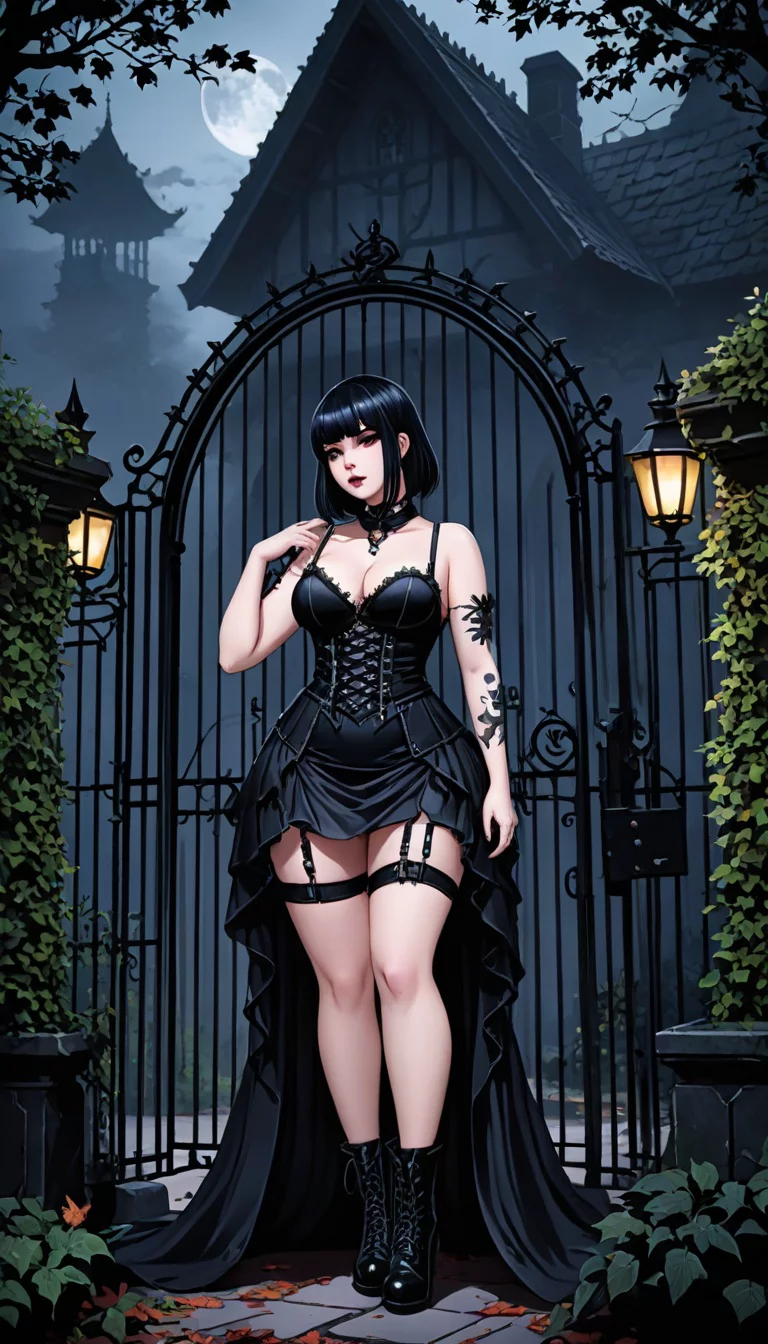 Museland-Gothic Date Night Quest-GothicLoveInterest-ChunkyGothGF