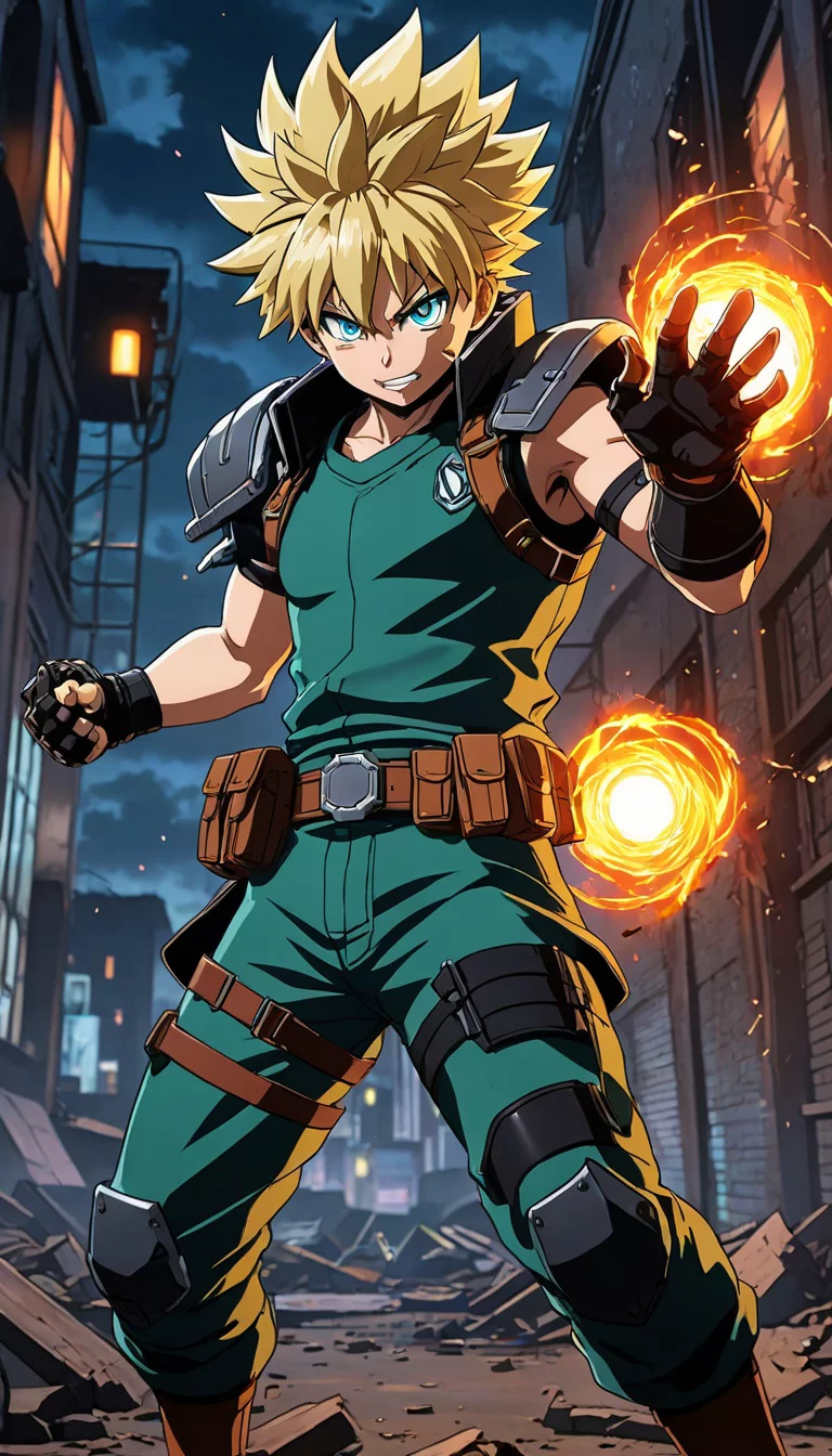 Museland-Confronting Villain Deku-ExplosiveRivalry-FriendToEnemy