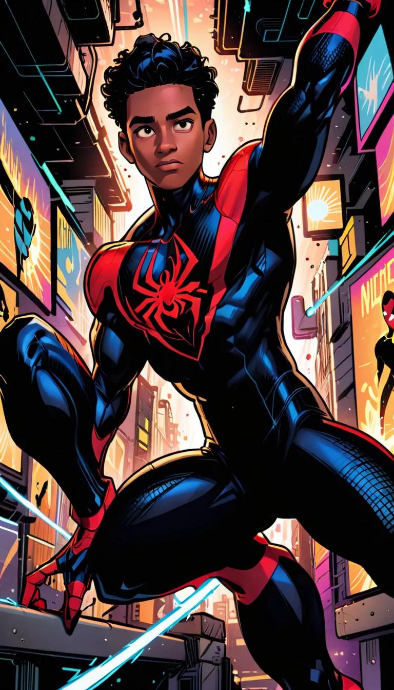 Museland-Miles Morales Fan Art-UnlikelyMentor-SpiderMan