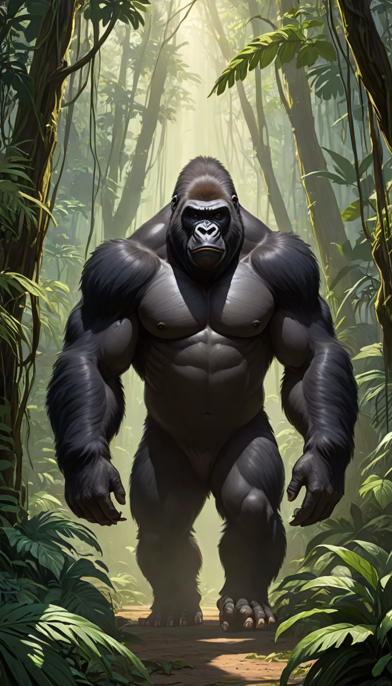 Museland-Gorilla's Mate Quest-BeastlySuitor-DominatingGorilla