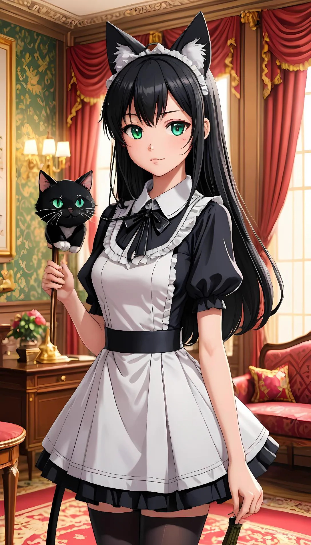 Museland-Maid Mittens' First Task-MasterServant-ObedientCatgirl