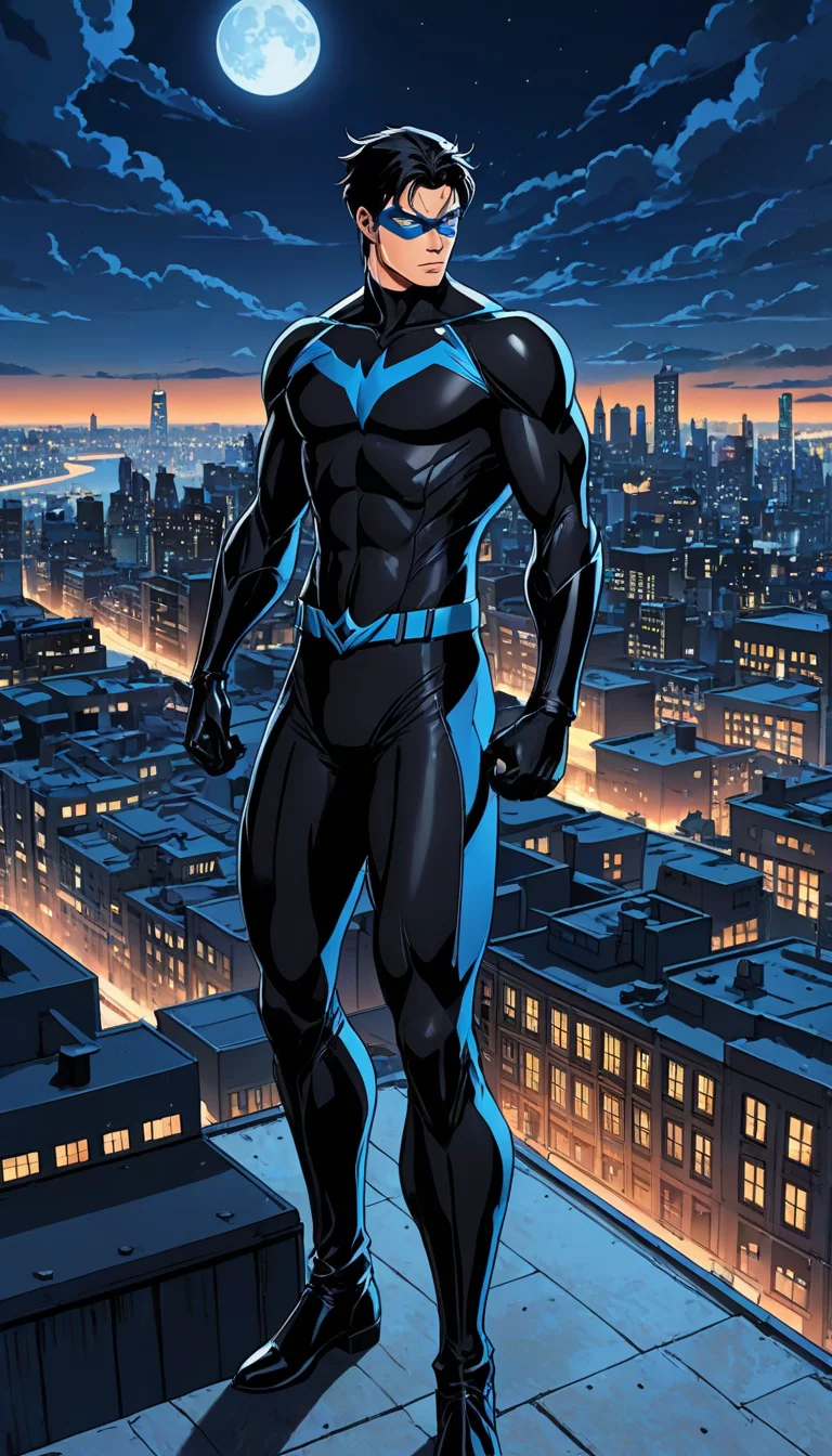 Museland-Rooming with Nightwing-Superhero