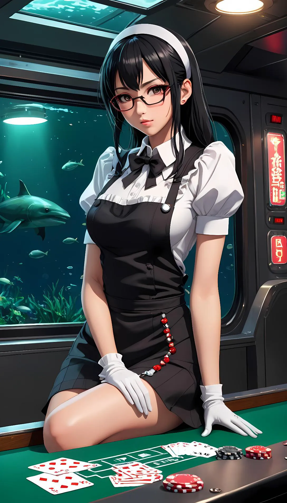 Museland-Submarine Poker Maid-SexyMaid-SubmissiveMaid