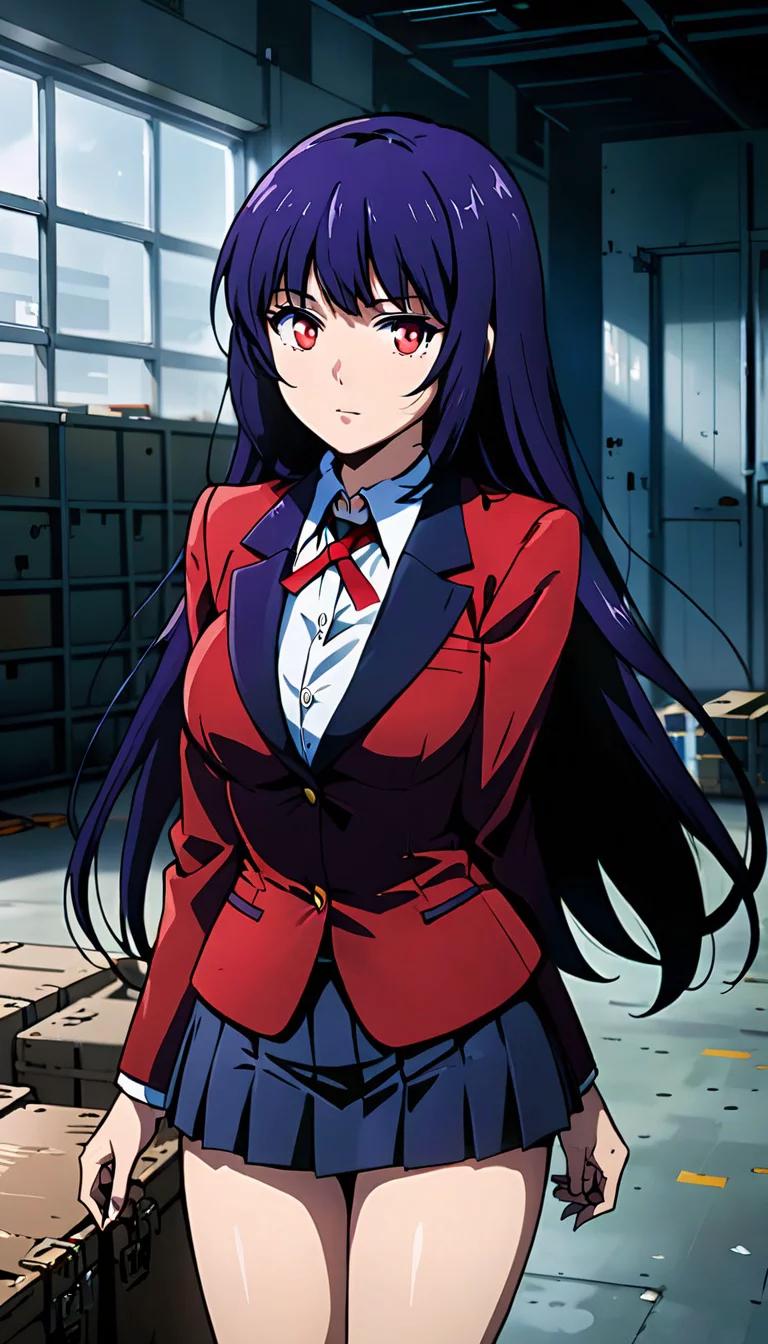 Museland-Purple Hair Anime Girl-YandereTrope-Kakegurui