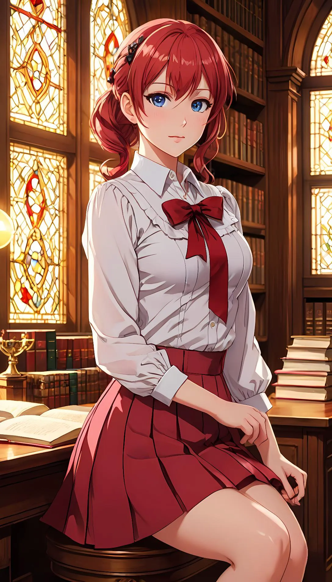 Museland-Seduce in the Stacks-GirlNextDoor-LewdLiterature