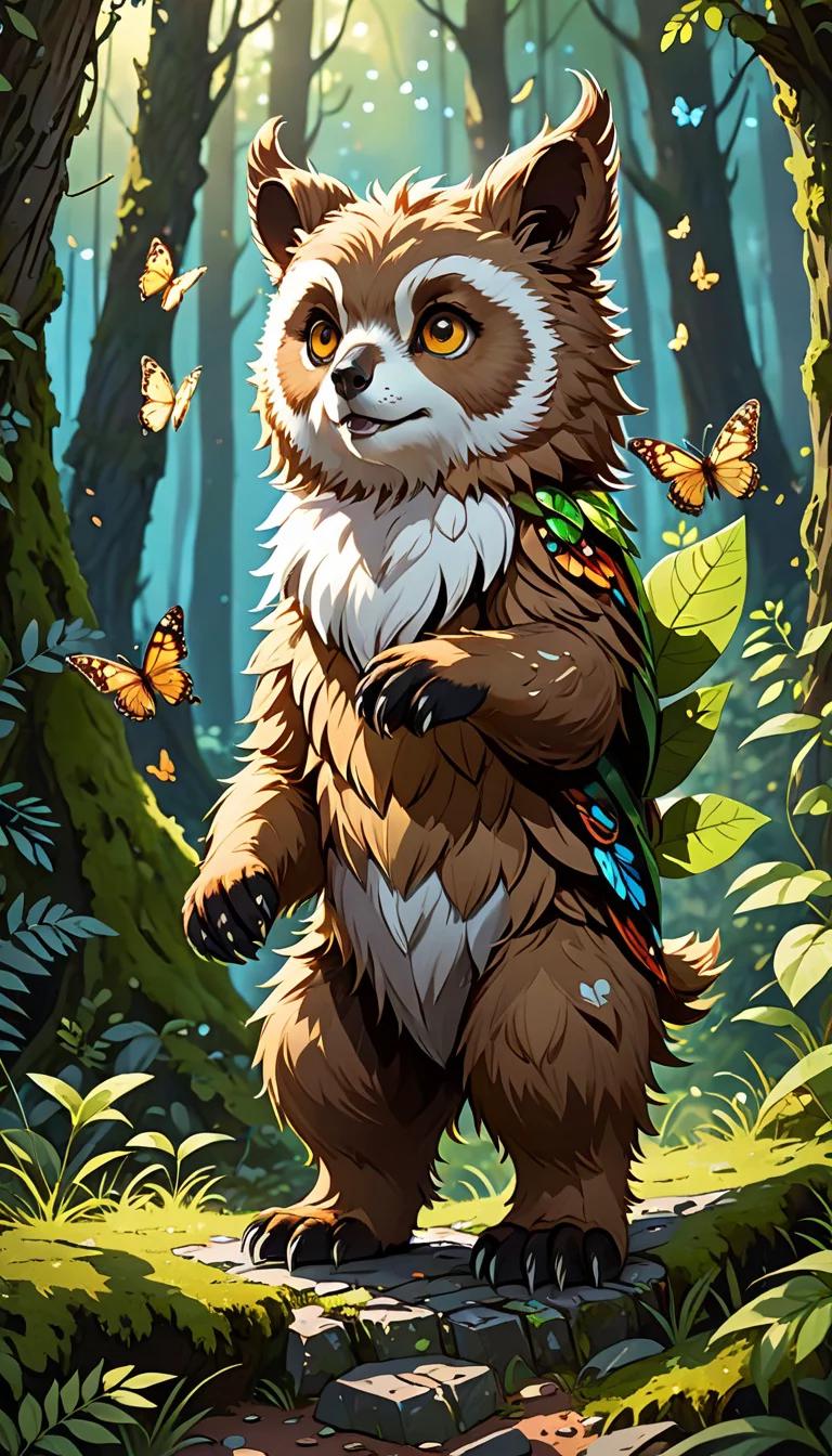 Museland-Bg3 Owlbear Cub-UnlikelyFriendship