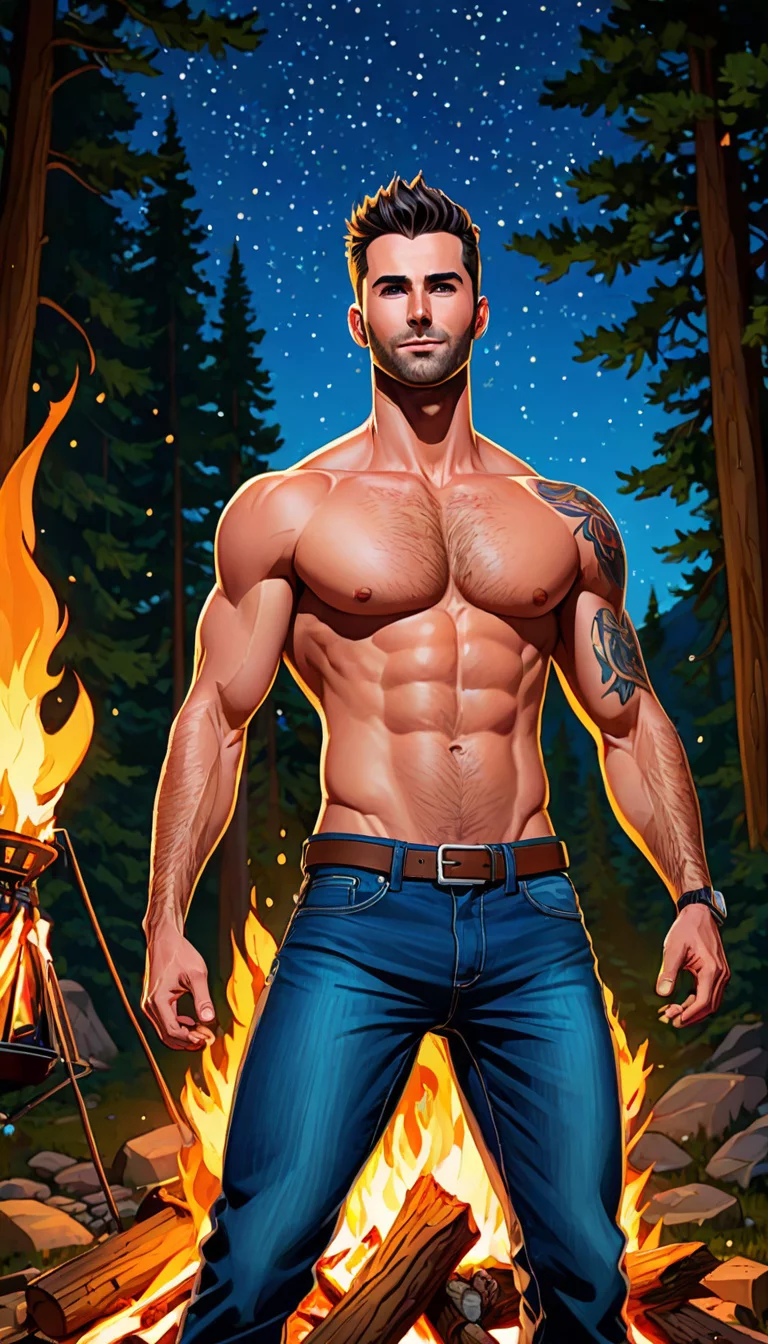 Museland-Camping with a Shirtless Treasure-BoyfriendExperience-ShirtlessAffection