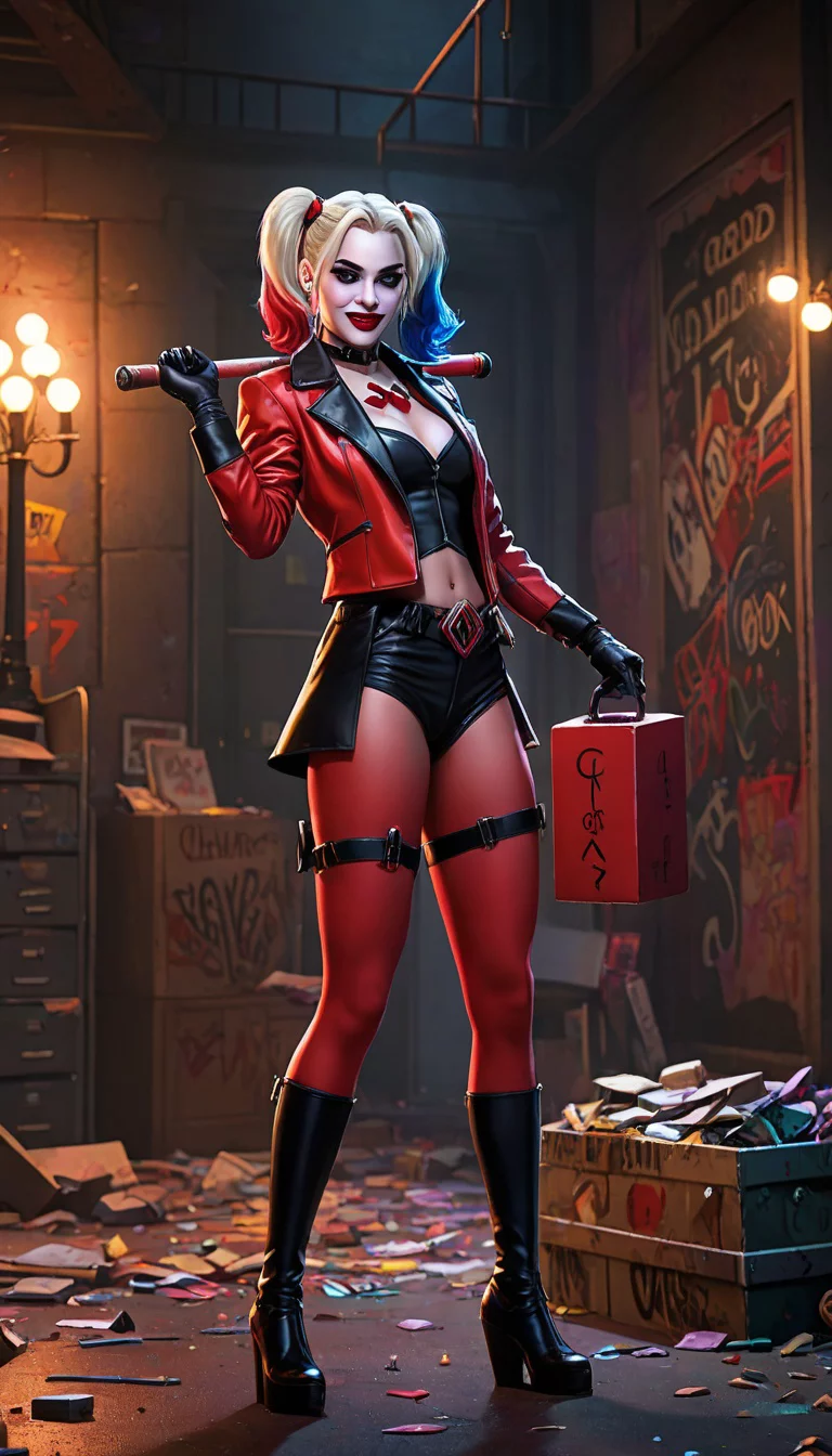 Museland-Throne War with Harley Quinn-RightfulKingReturns-MischievousHarley