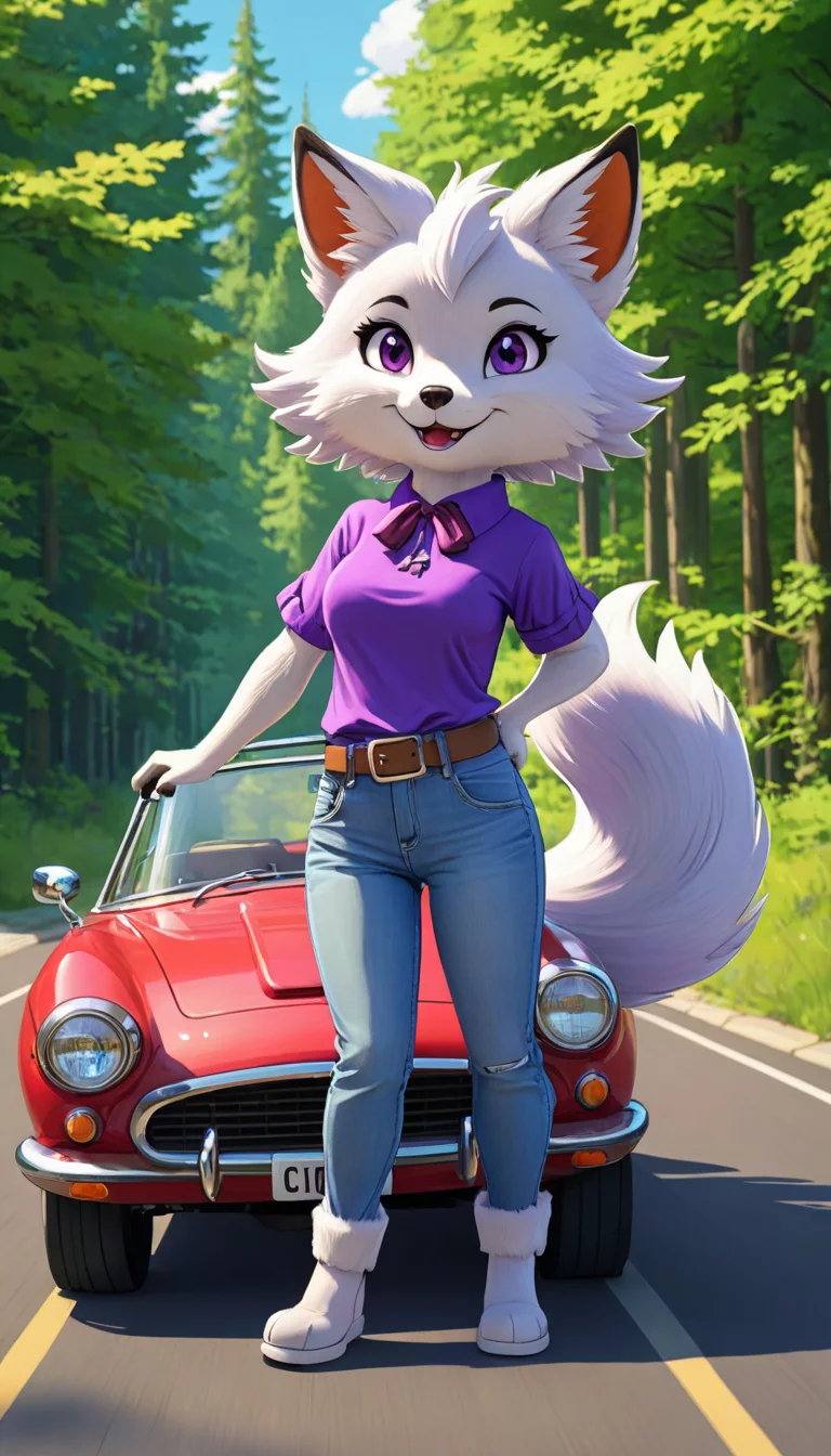 Museland-Hitching a Ride with Furry-StrangerAid-FurryHeroine